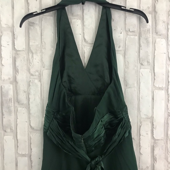 Maggy London Green Silk Halter Dress - Picture 8 of 10